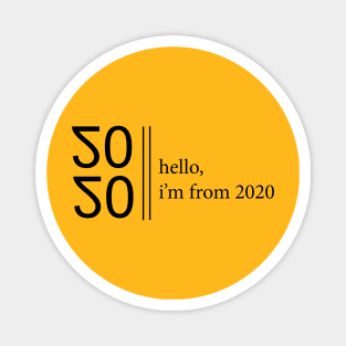 Super Design Happy New Year 2020 Gift Design Magnet